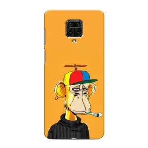 Чехлы с Обезьянами NFT для Xiaomi Redmi Note 9 Pro (AlphaPrint) (Скучающая Обезьяна NFT)