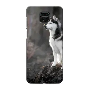Чохол з Хаскі Xiaomi Redmi Note 9 Pro - (AlphaPrint) (Вірний собака)