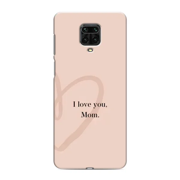 Чохол з принтом «Серце мамі» для Xiaomi Redmi Note 9 Pro Чохол з принтом «Серце мамі» для Xiaomi Redmi Note 9 Pro