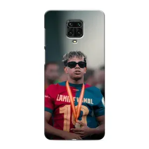 Чехол с футболистом Ламин Ямаль Xiaomi Redmi Note 9 Pro (Ямаль Барса)
