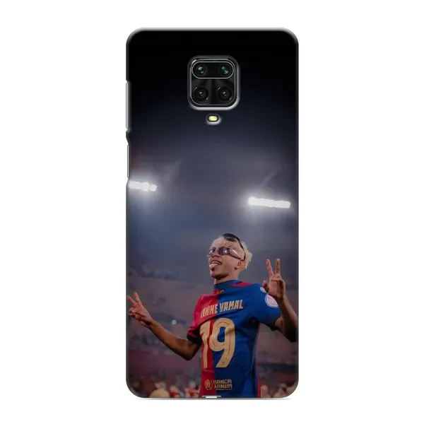 Чехол с принтом «Ямаль на стадионе» для Xiaomi Redmi Note 9 Pro
