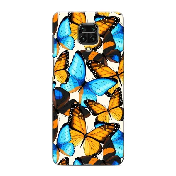 Чохол з принтом «Яскраві метелики» для Xiaomi Redmi Note 9 Pro Чохол з принтом «Яскраві метелики» для Xiaomi Redmi Note 9 Pro