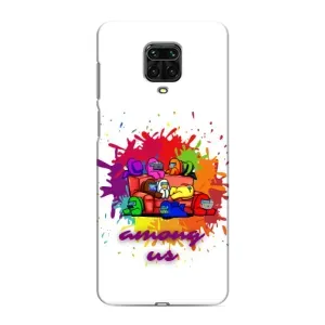 Чохли Амонг Ас для Xiaomi Redmi Note 9 Pro (AlphaPrint) (Яскравий АмонгАс)
