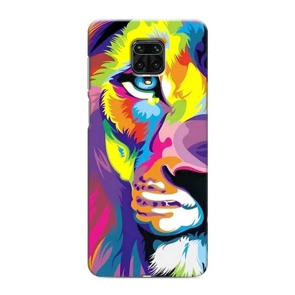 Чохол з принтом «Яскравий Лев» для Xiaomi Redmi Note 9 Pro