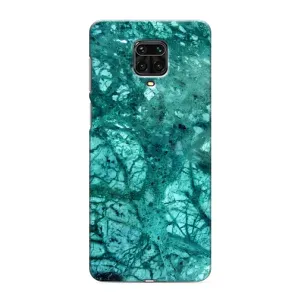 Мраморный чехол на Xiaomi Redmi Note 9 Pro (VPrint) (Зеленый мрамор)