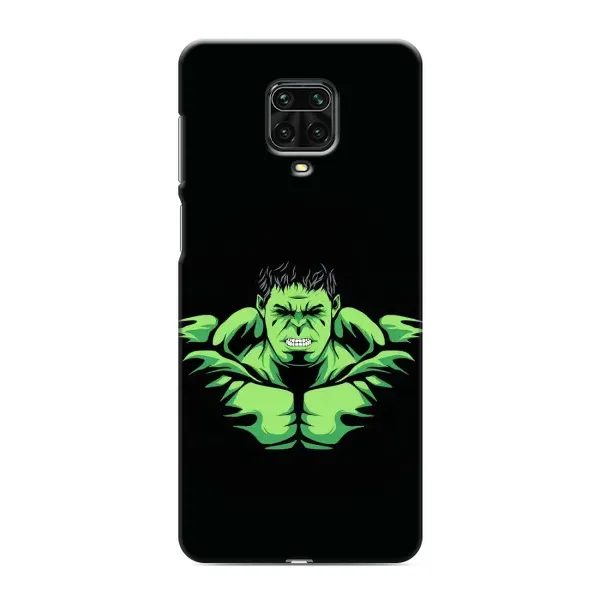 Чехол с принтом «Зелёный Халк» для Xiaomi Redmi Note 9 Pro