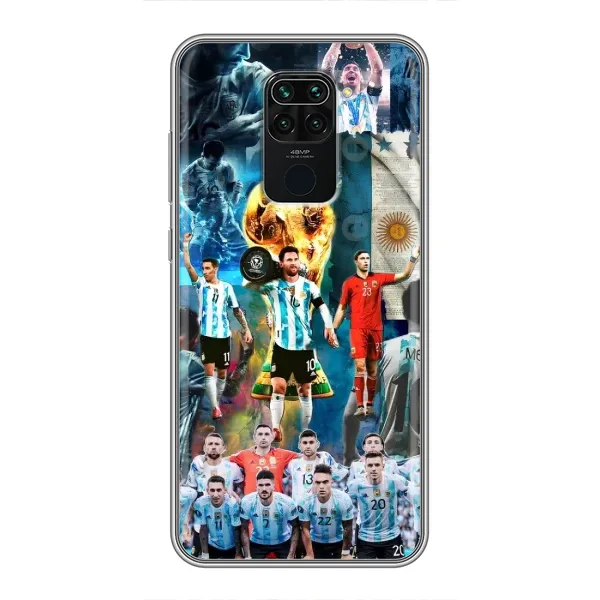 Чехол с принтом «Аргентина Месси» для Xiaomi Redmi Note 9 Чехол с принтом «Аргентина Месси» для Xiaomi Redmi Note 9