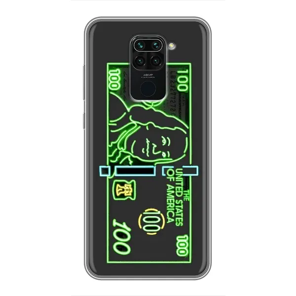 Чехол с принтом «Баксы» для Xiaomi Redmi Note 9
