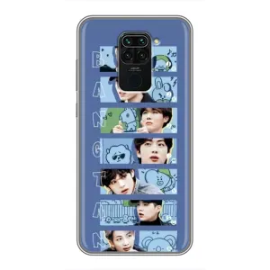 Чохли BTS для Xiaomi Redmi Note 9 (AlphaPrint) (Bangtan)