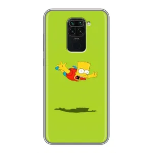 Чjхол з Сімпсонами для Xiaomi Redmi Note 9 (VPrint) (Барт Сімпсон)