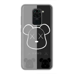 Чохли для Xiaomi Redmi Note 9 - Bearbrick Louis Vuitton (PREMIUMPrint) (БеарБрік очі)