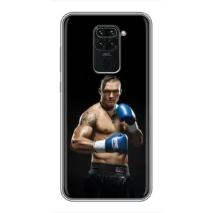 Чехол с картинкой Александр Усик для Xiaomi Redmi Note 9 (Боксер Усик)