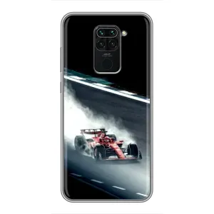 Чехол Формула1 на Xiaomi Redmi Note 9 (Болид гоночный)
