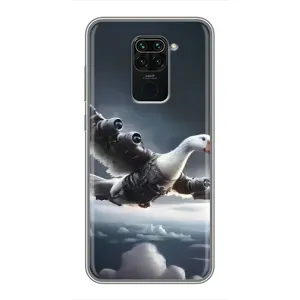 Чехол с мемом Тралалело тралала на Xiaomi Redmi Note 9 (Бомбардини гусини)