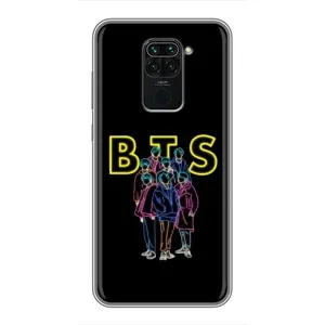 Чохли BTS для Xiaomi Redmi Note 9 (AlphaPrint) (BTS стайл)