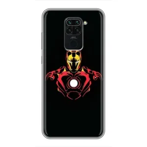Чохли з героями Марвел Xiaomi Redmi Note 9 (VPrint) (Залізна людина)