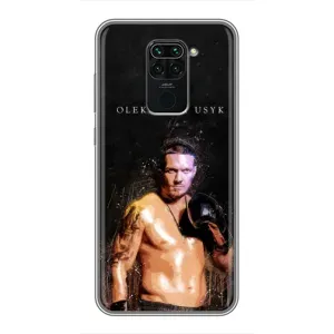 Чехол с картинкой Александр Усик для Xiaomi Redmi Note 9 (Боксер Александр Усик)