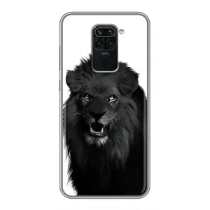 Чохли з картинкою животних Xiaomi Redmi Note 9 (Чорний ЛЕВ)