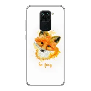 Чохли з картинкою Лисичка для Xiaomi Redmi Note 9 (VPrint) (Дівчинка Лиса)