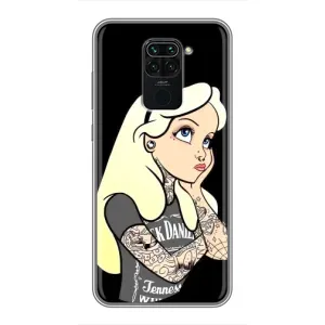 Чохол з друком для Xiaomi Redmi Note 9 - (Мода) (AlphaPrint) (Дівчина в тату)