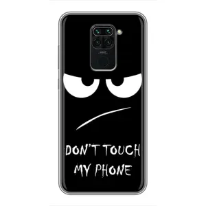 Чохол для Сяомі Редмі Нот 9 - (AlphaPrint) з принтом (ТОП продажів) (Dont Touch)