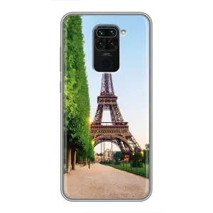 Чохол Ейфелева Вежа Xiaomi Redmi Note 9 - (AlphaPrint) (Дорога до Парижу)