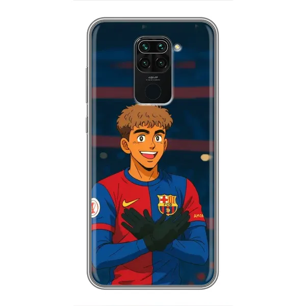 Чехол с принтом «Футболист Ямаль» для Xiaomi Redmi Note 9