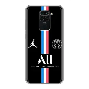 Чохли PSG для Xiaomi Redmi Note 9 (AlphaPrint) (футболка ПСЖ)