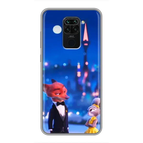 Чехол с принтом «Романтический вечер Зверополис» для Xiaomi Redmi Note 9