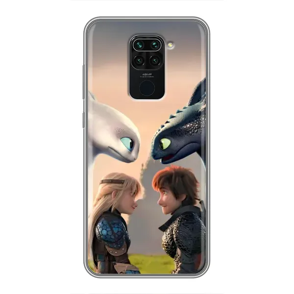 Чохол з принтом «Гикавка і Астрід» для Xiaomi Redmi Note 9 Чохол з принтом «Гикавка і Астрід» для Xiaomi Redmi Note 9