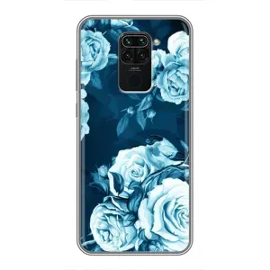 Чехлы (ART) Цветы на Xiaomi Redmi Note 9 (VPrint) (Блактині бутони)