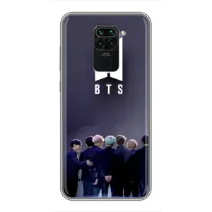 Чохли BTS для Xiaomi Redmi Note 9 (AlphaPrint) (Група BTS)