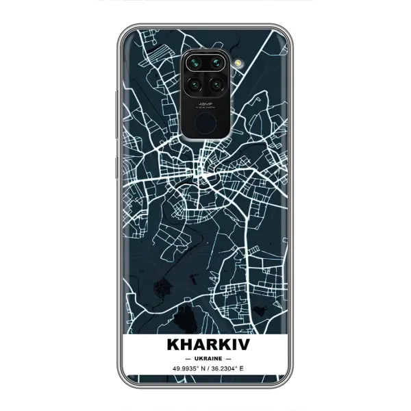 Чехол с принтом «Харьков» для Xiaomi Redmi Note 9