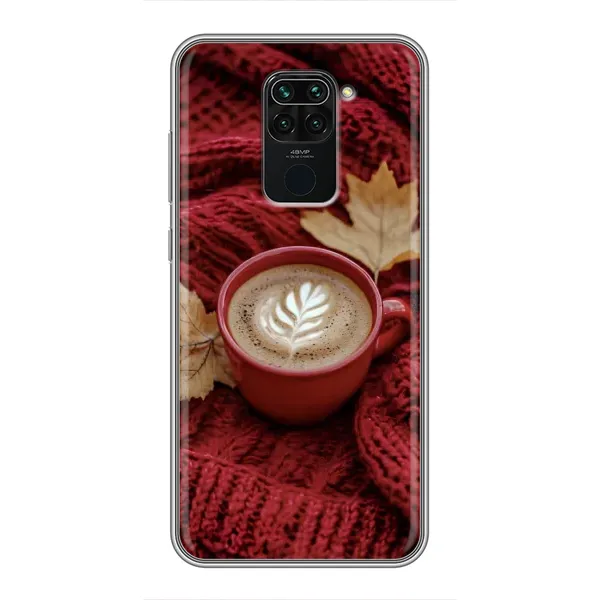 Чехол с принтом «Кофе на пледе» для Xiaomi Redmi Note 9