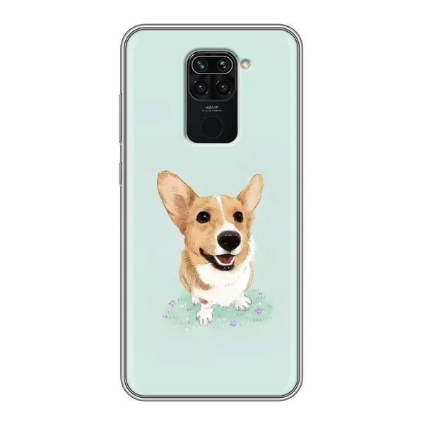 Чехол с принтом «Корги» для Xiaomi Redmi Note 9