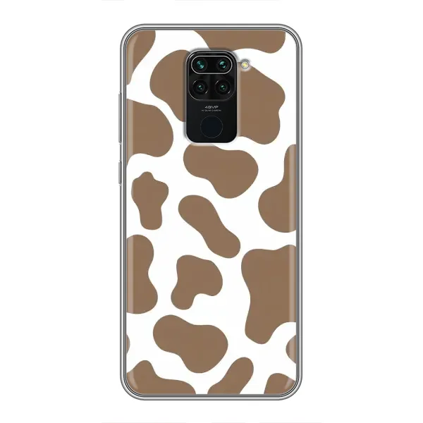 Чехол с принтом «Коричневая Буренка» для Xiaomi Redmi Note 9