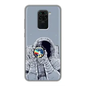 Чохол NASA для Xiaomi Redmi Note 9 (AlphaPrint) (Космонавт фото)