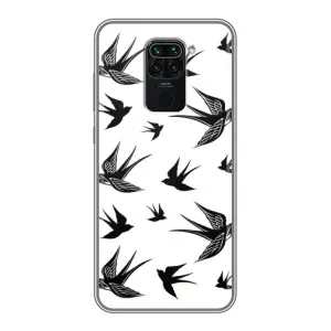 Чохол з пташками на Xiaomi Redmi Note 9 (VPrint) (Ластівки)