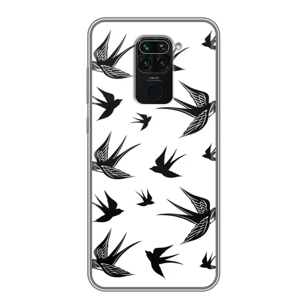 Чехол с принтом «Ласточки» для Xiaomi Redmi Note 9 Чехол с принтом «Ласточки» для Xiaomi Redmi Note 9