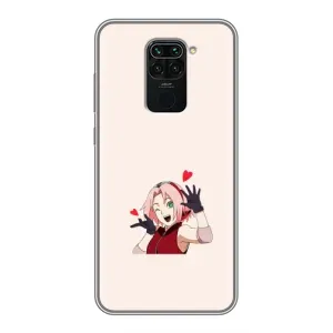 Чохли Персонажі Аніме Наруто для Xiaomi Redmi Note 9 (AlphaPrint) (Лайк Сакура)