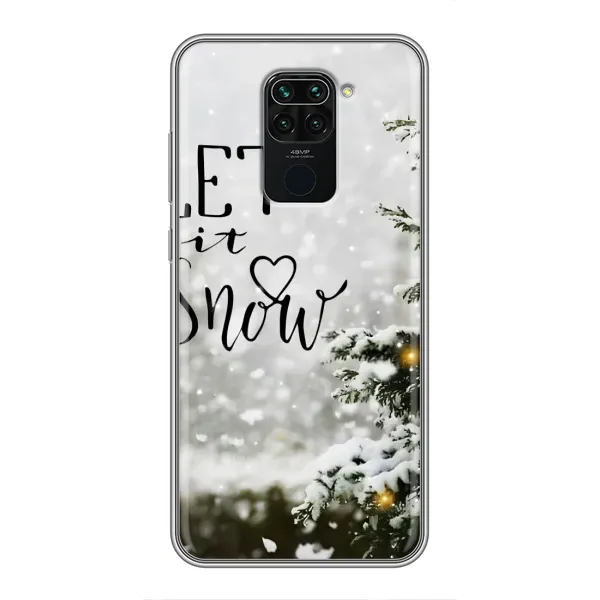 Чехол с принтом «Let it snow» для Xiaomi Redmi Note 9 Чехол с принтом «Let it snow» для Xiaomi Redmi Note 9