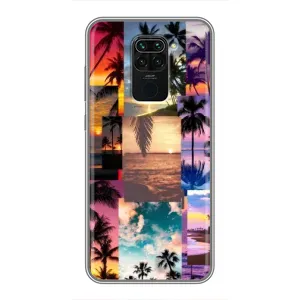 Силіконовий чохол з КАРТИНКАМИ літо для Xiaomi Redmi Note 9 (AlphaPrint) (Літня відпустка)