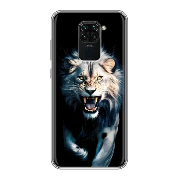 Чехол с принтом «Лев в темноте» для Xiaomi Redmi Note 9