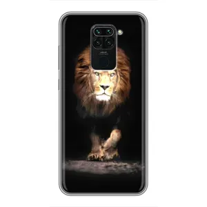 Чохол з картинкою ЛЕВ для Xiaomi Redmi Note 9 (VPrint) (Лев)