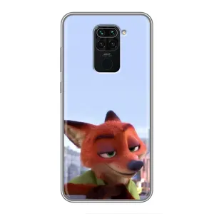 Чехол Зоотрополіс на Xiaomi Redmi Note 9 (Лис Ник)
