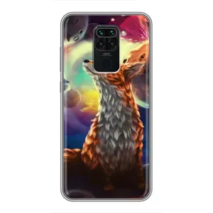 Чохли з картинкою Лисичка для Xiaomi Redmi Note 9 (VPrint) (Лисичка в космосі)
