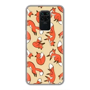 Чохли з картинкою Лисичка для Xiaomi Redmi Note 9 (VPrint) (Лисички)