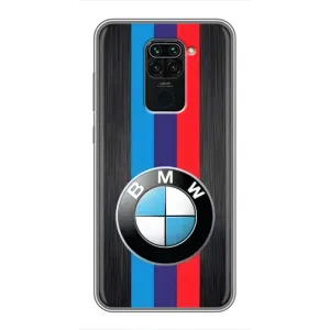 Чохол для Сяомі Редмі Нот 9 - з принтом БМВ (AlphaPrint) (Лого BMW)