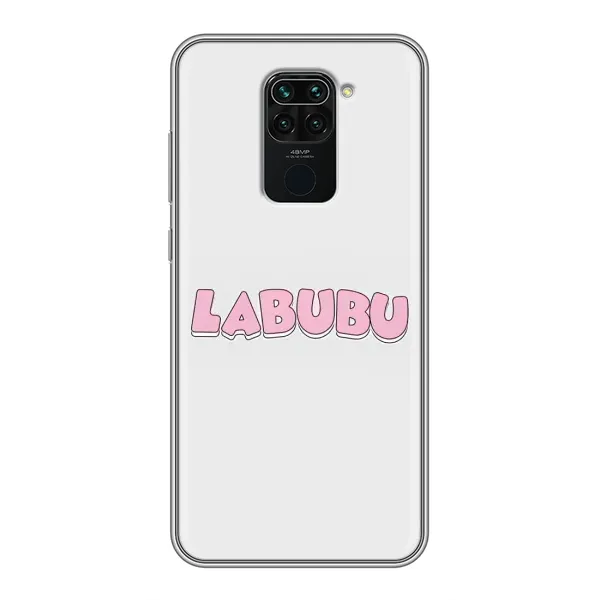 Чехол с принтом «Лого Лабубу» для Xiaomi Redmi Note 9