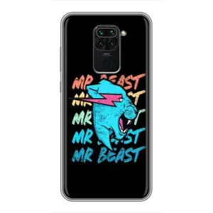 Чохли Містер Біст для Сяомі Редмі Нот 9 (logo Mr beast)